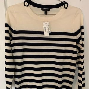 J.Crew Breton Tippi Striped Merino Wool Sweater